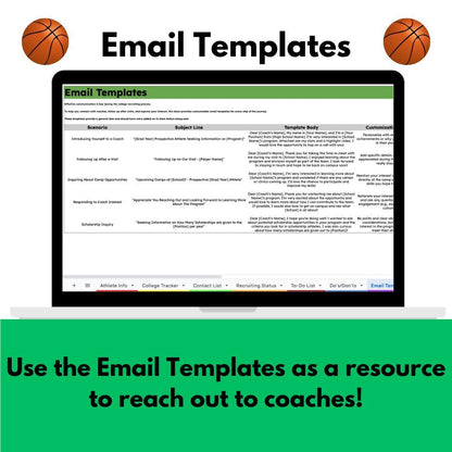 Ultimate College Athletic Recruiting Spreadsheet | Google Sheet